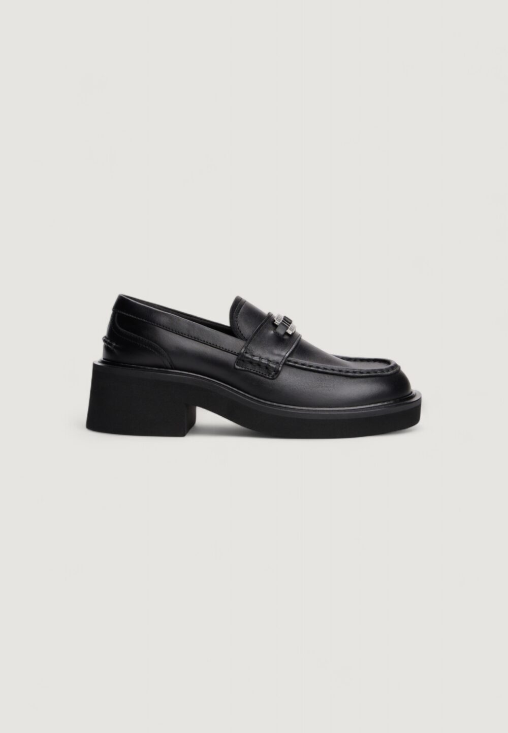 Scarpe con tacco Tommy Hilfiger Jeans TJW CHUNKY HEEL LOAF Nero - Foto 1