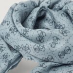 Sciarpa Guess KATYA SCARF Grigio - Foto 3