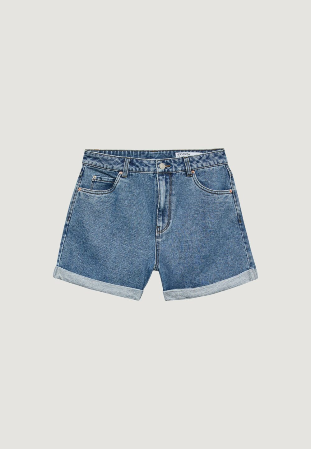 Shorts Vero Moda VMZURI HR LOOSE SHORTS MIX NOOS Denim chiaro - Foto 1