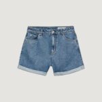 Shorts Vero Moda VMZURI HR LOOSE SHORTS MIX NOOS Denim chiaro - Foto 1