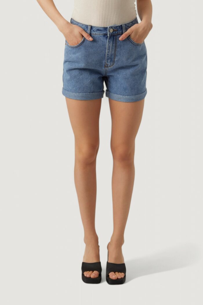 Shorts Vero Moda VMZURI HR LOOSE SHORTS MIX NOOS Denim chiaro