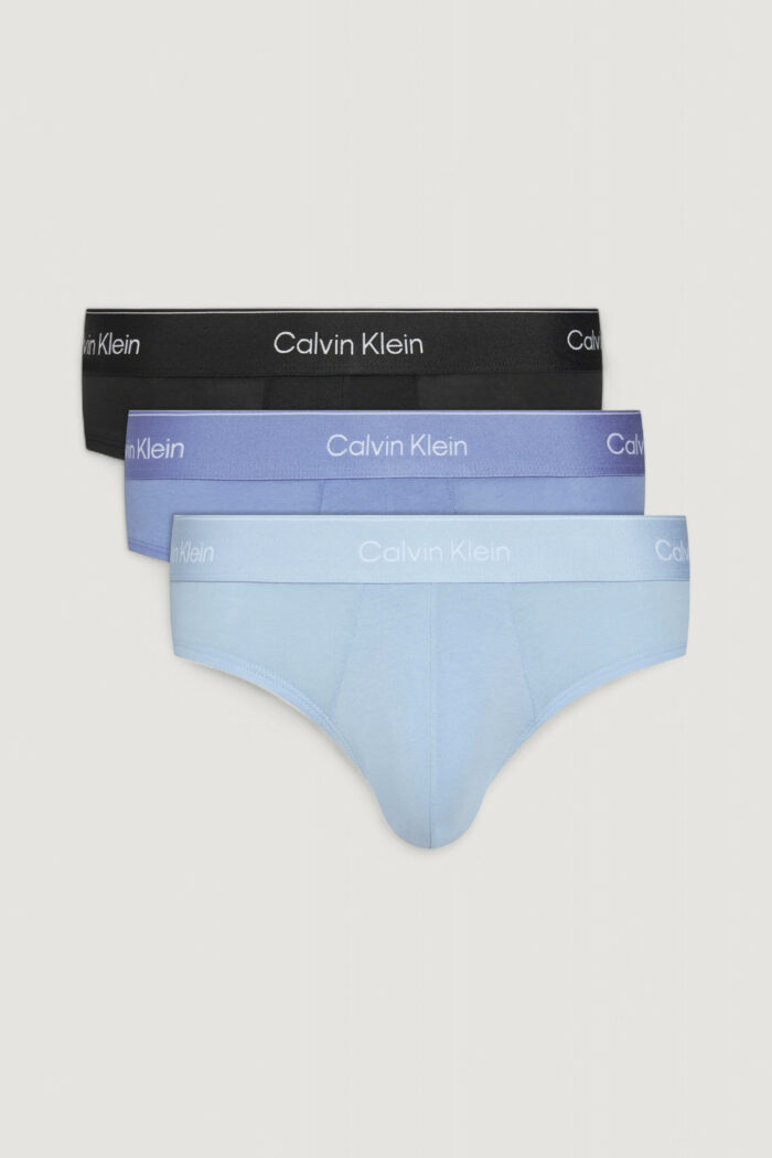 Slip Calvin Klein Underwear HIP BRIEF 3PK Celeste – LV00NB4388