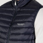 Smanicato Armani Exchange DOWN WAISTCOAT Blue scuro - Foto 2