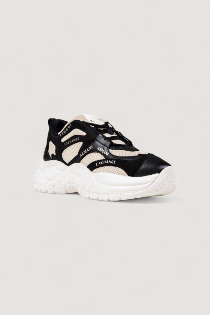 Sneakers Armani Exchange  Beige – Nero