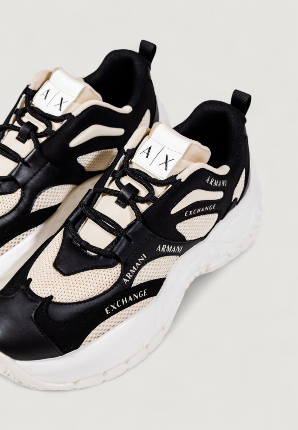 Sneakers Armani Exchange  Beige - Nero - Foto 3