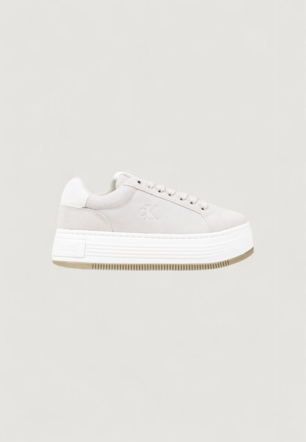 Sneakers Calvin Klein Jeans BOLD FLATF LOW LACE Grigio - Foto 1
