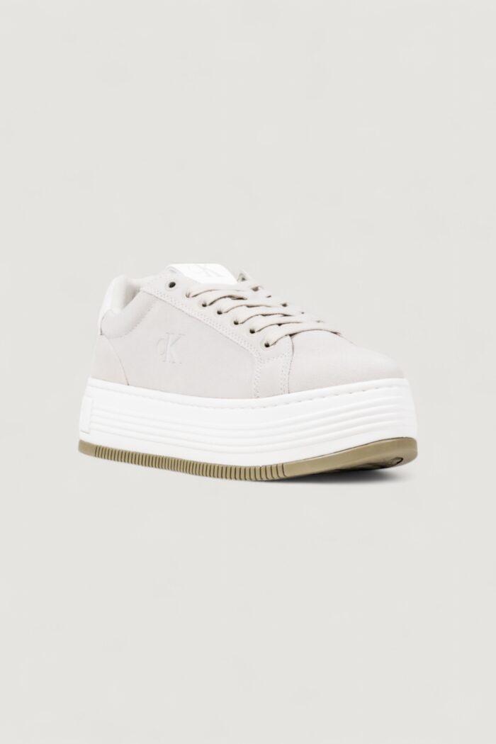 Sneakers Calvin Klein BOLD FLATF LOW LACE Grigio – YW0YW01839