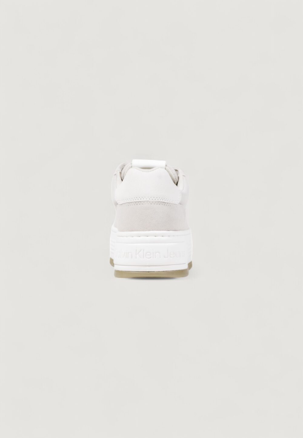 Sneakers Calvin Klein Jeans BOLD FLATF LOW LACE Grigio - Foto 4