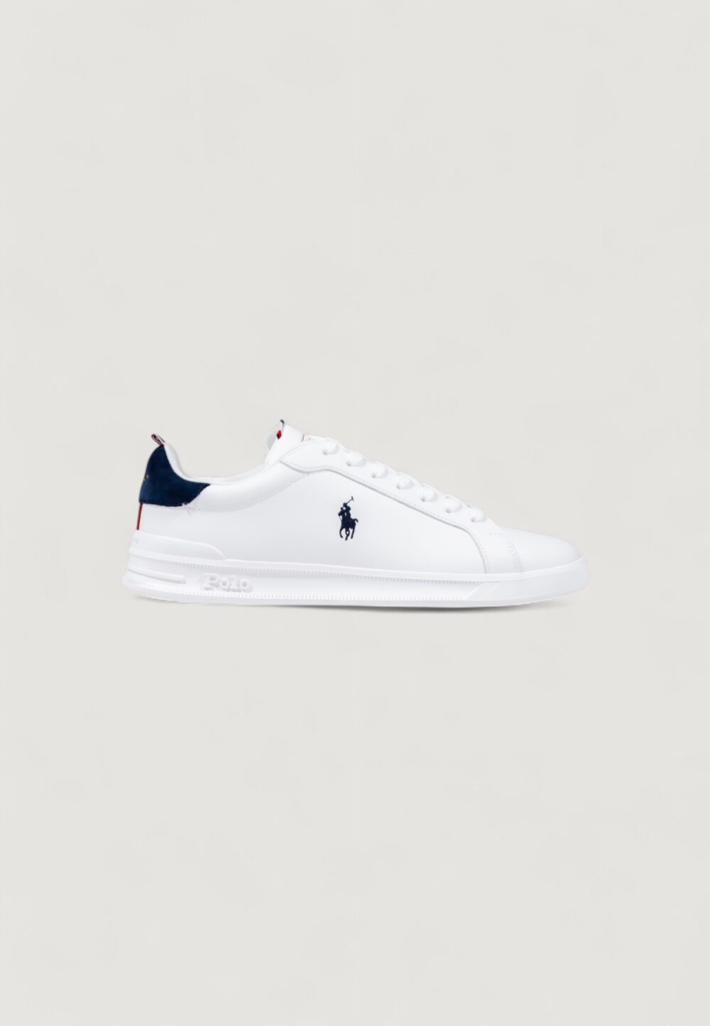 Sneakers Ralph Lauren HRT CT II-SNEAKERS-LOW TOP LACE Bianco - Blu - Foto 1