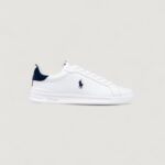 Sneakers Ralph Lauren HRT CT II-SNEAKERS-LOW TOP LACE Bianco - Blu - Foto 1