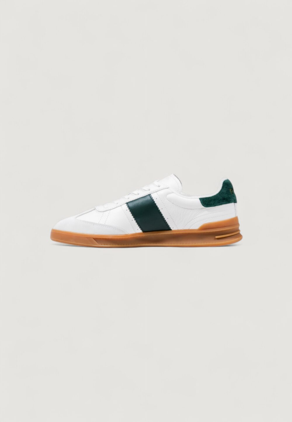 Sneakers Ralph Lauren HRT AERA PP-SNEAKERS-LOW TOP LACE Bianco - Verde - Foto 3