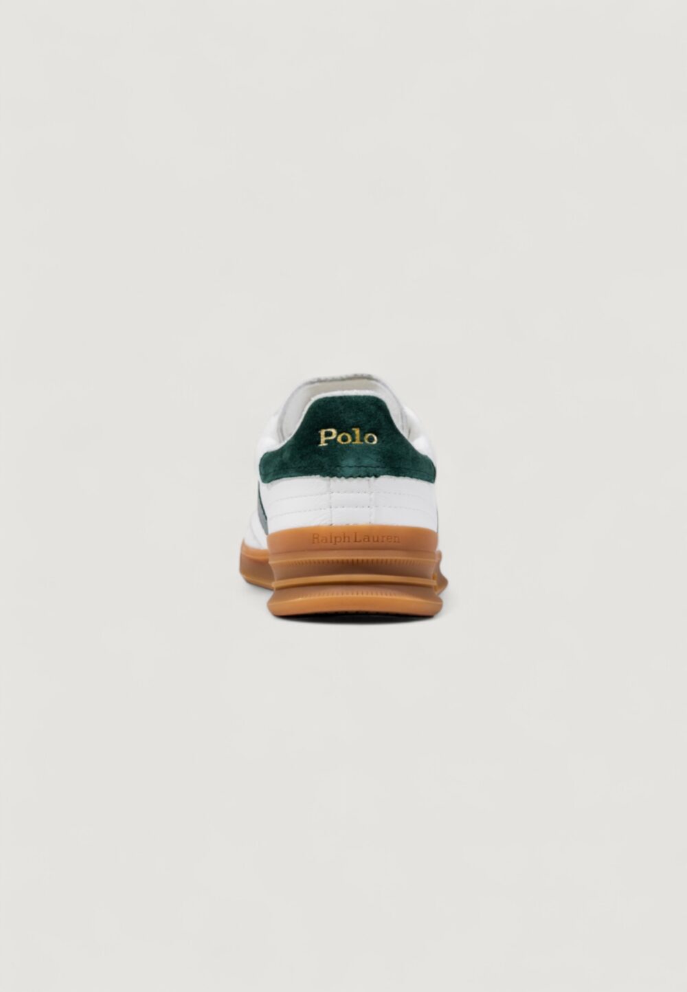 Sneakers Ralph Lauren HRT AERA PP-SNEAKERS-LOW TOP LACE Bianco - Verde - Foto 4