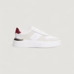 Sneakers Tommy Hilfiger TH FASHION COURT MIX Bianco - Foto 1