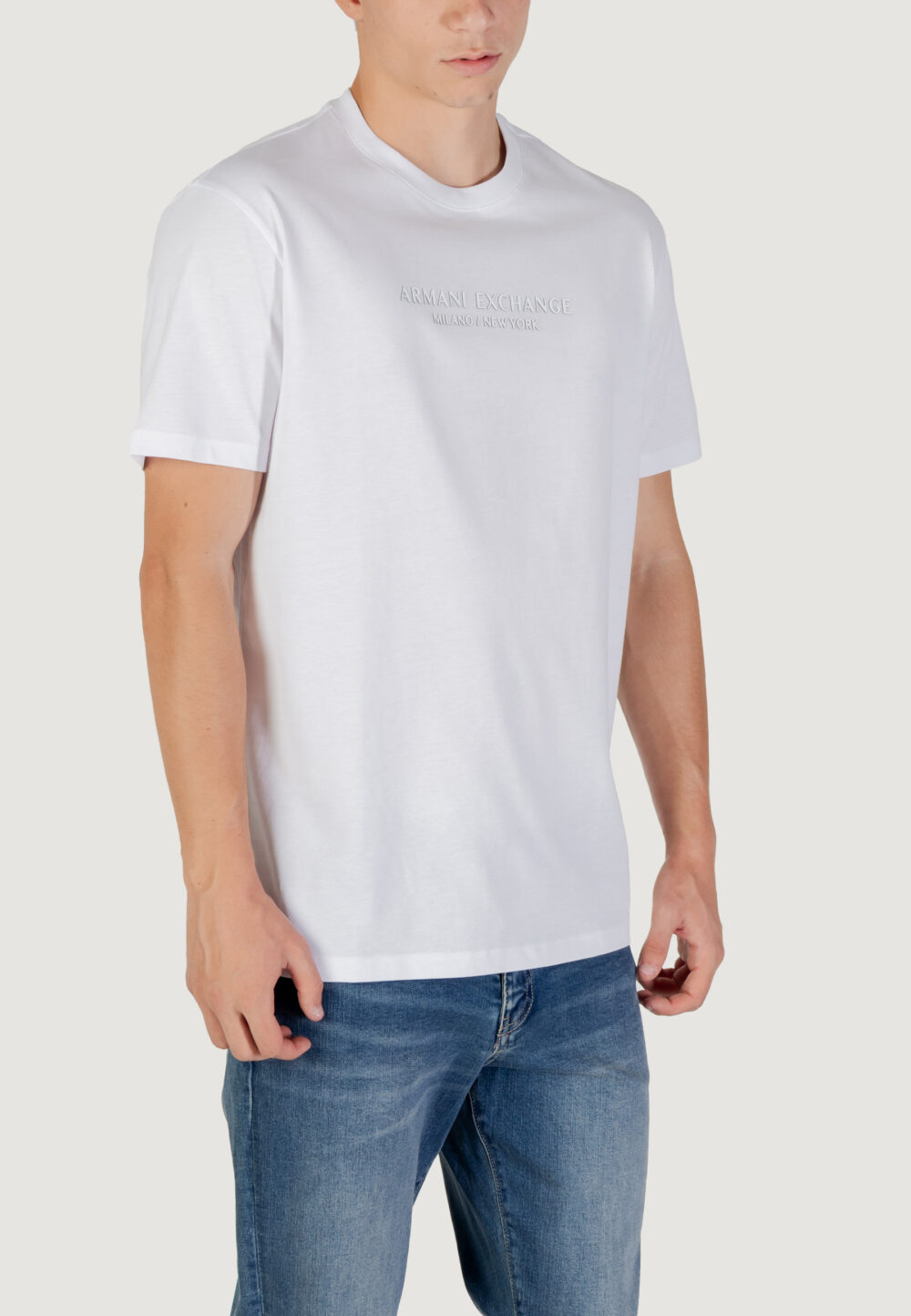 T-shirt Armani Exchange  Bianco - Foto 3