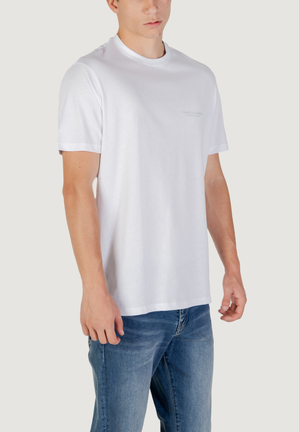 T-shirt Armani Exchange  Bianco - Foto 3