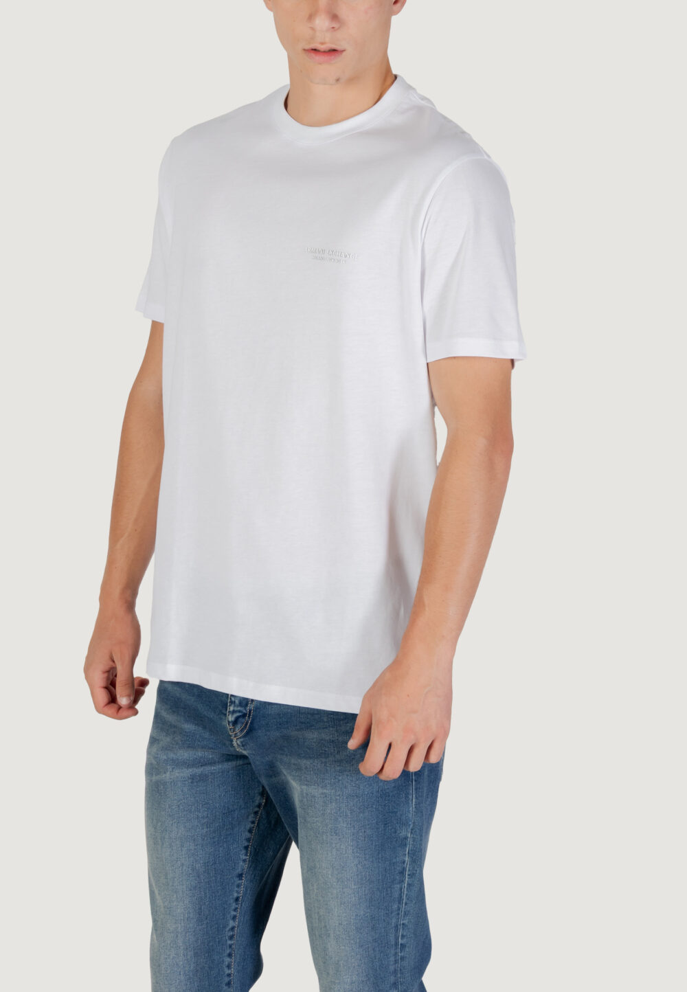 T-shirt Armani Exchange  Bianco - Foto 4