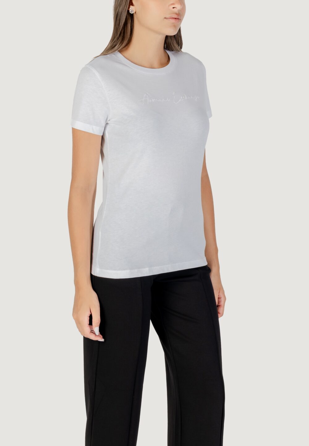 T-shirt Armani Exchange  Bianco - Foto 3