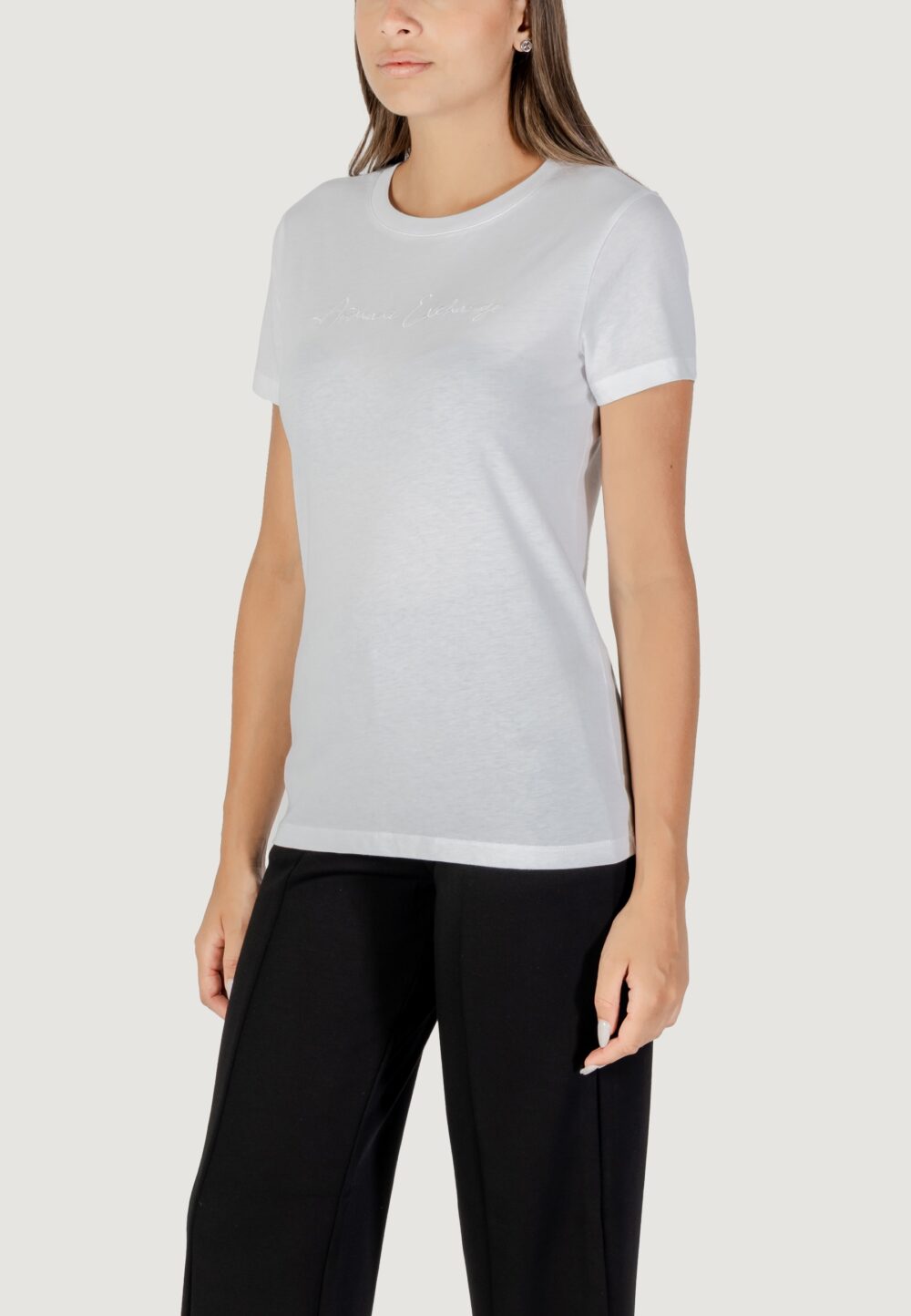 T-shirt Armani Exchange  Bianco - Foto 4