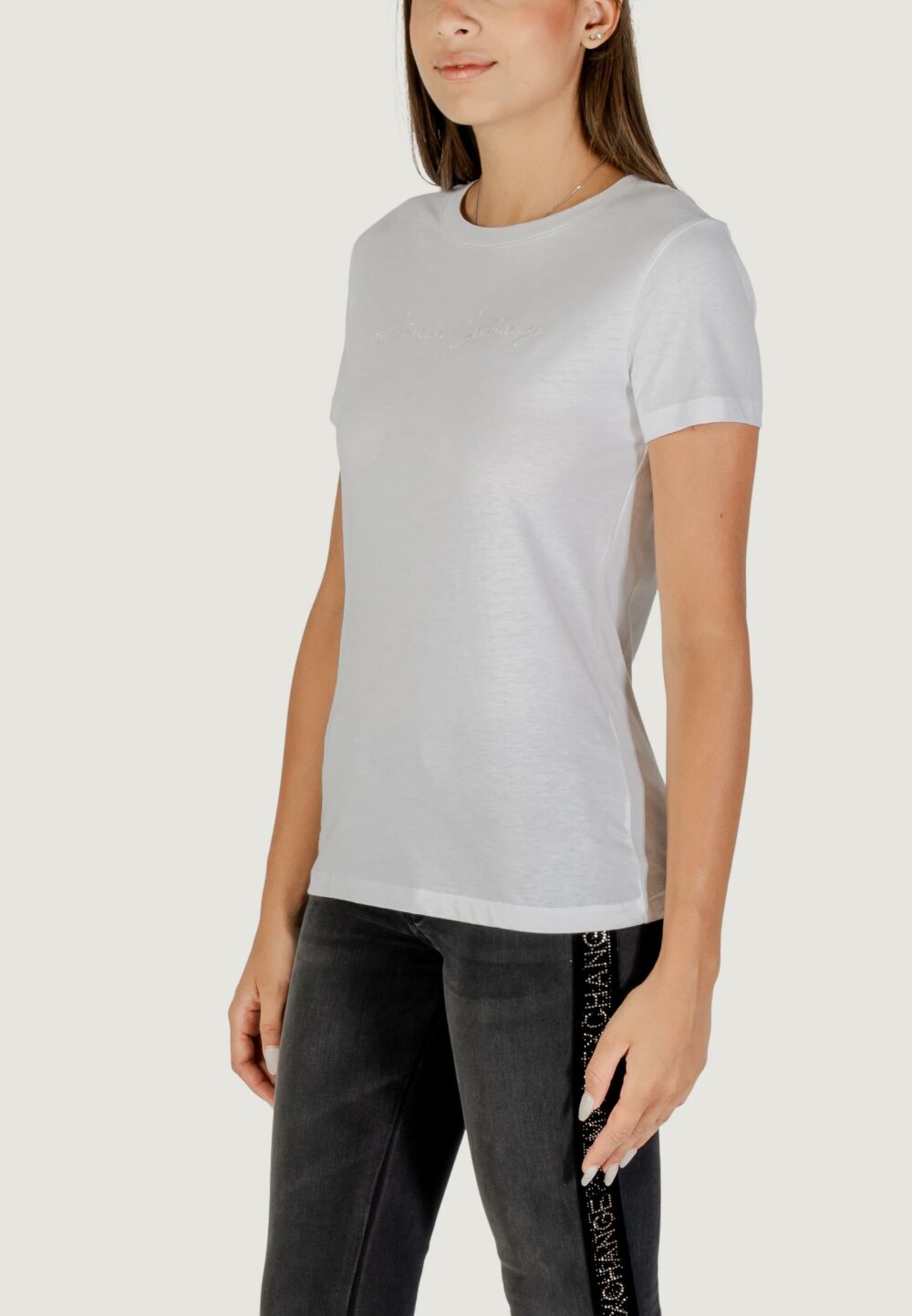T-shirt Armani Exchange  Bianco - Foto 3