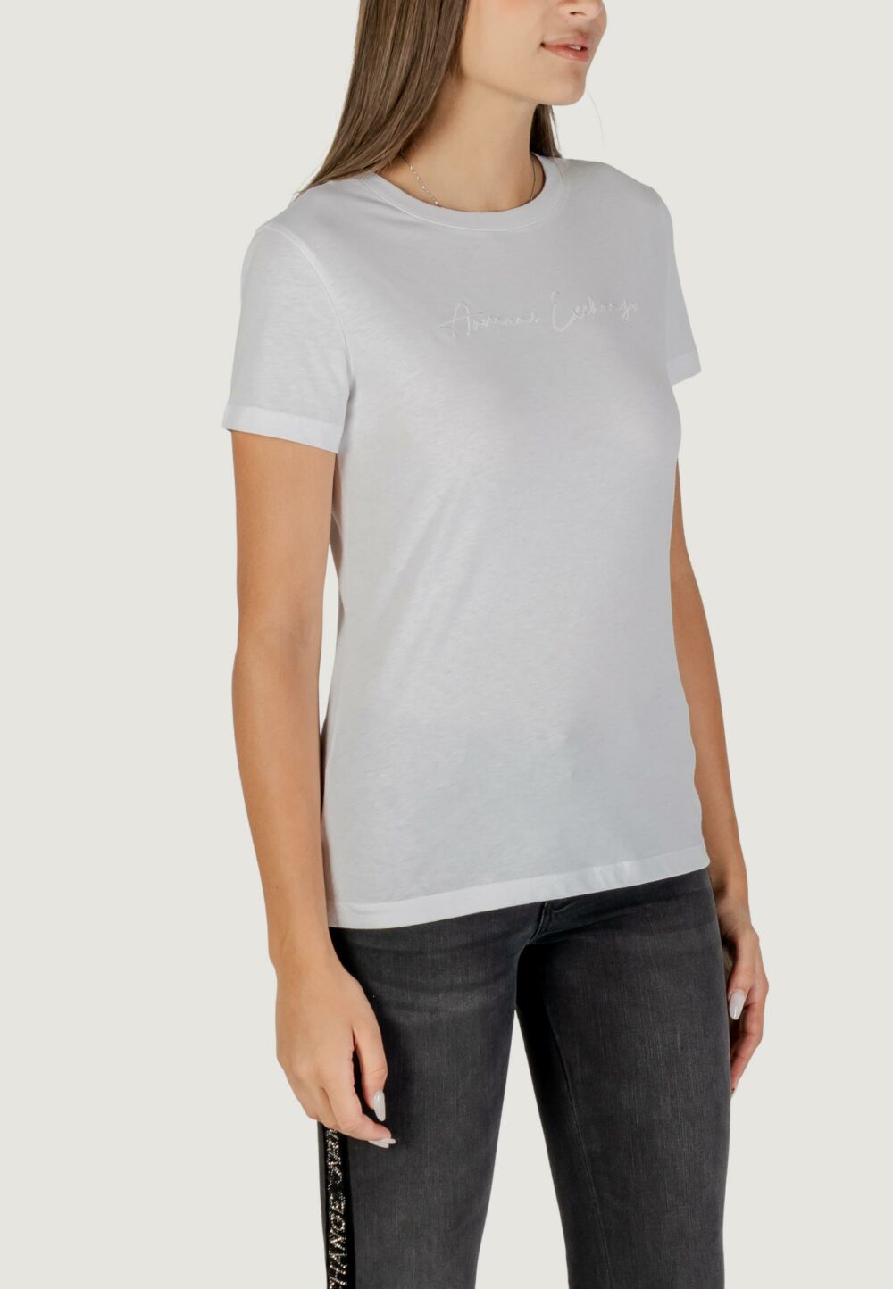 T-shirt Armani Exchange  Bianco - Foto 5
