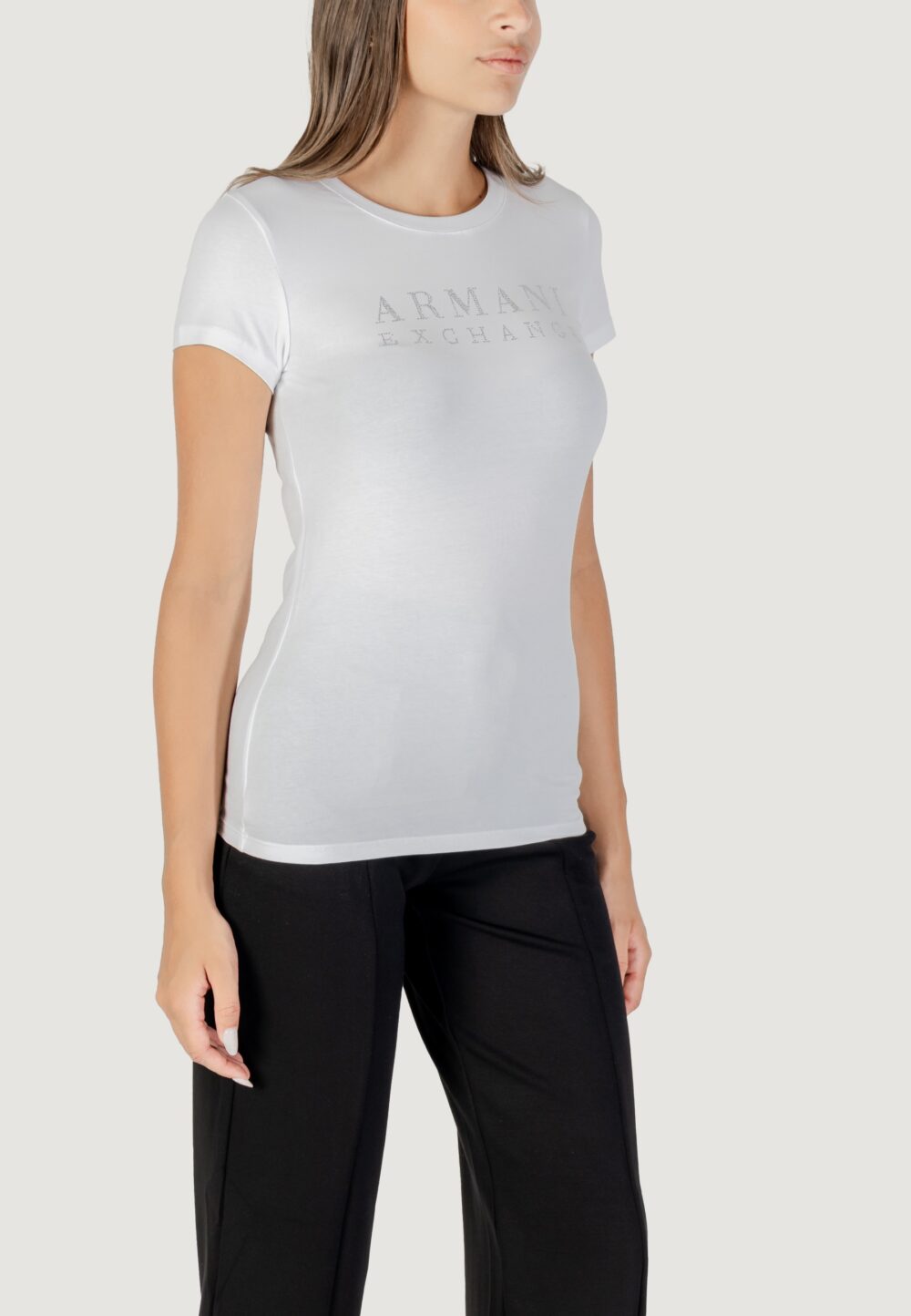 T-shirt Armani Exchange  Bianco - Foto 3