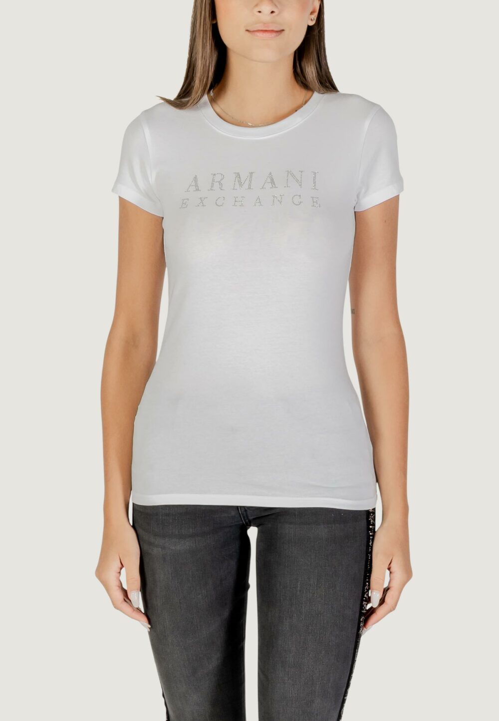T-shirt Armani Exchange  Bianco - Foto 3