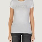 T-shirt Armani Exchange  Bianco - Foto 3