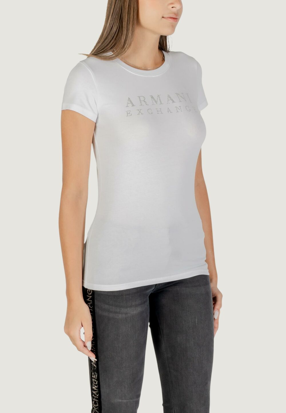 T-shirt Armani Exchange  Bianco - Foto 2