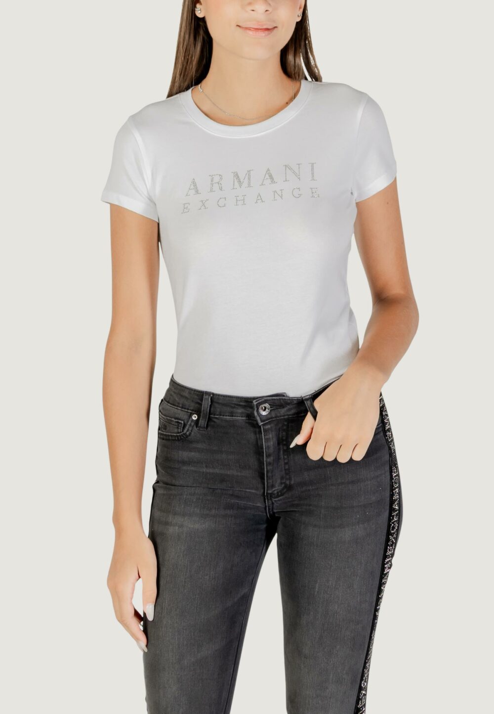 T-shirt Armani Exchange  Bianco - Foto 1