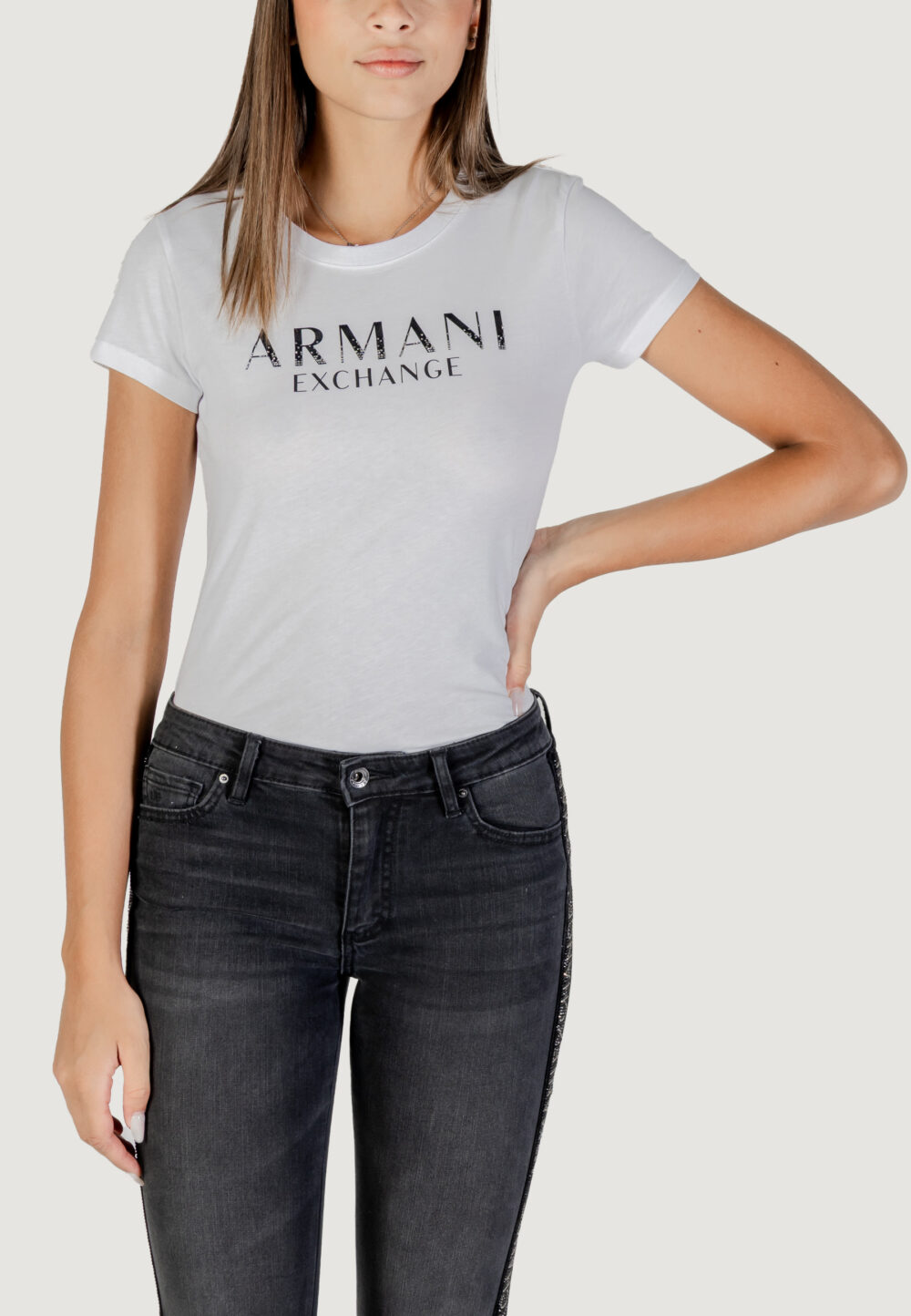 T-shirt Armani Exchange  Bianco - Foto 1