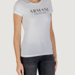 T-shirt Armani Exchange  Bianco - Foto 4