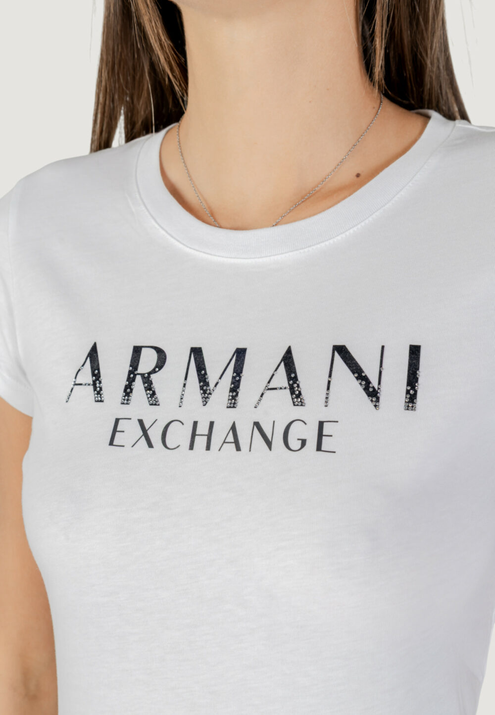 T-shirt Armani Exchange  Bianco - Foto 3