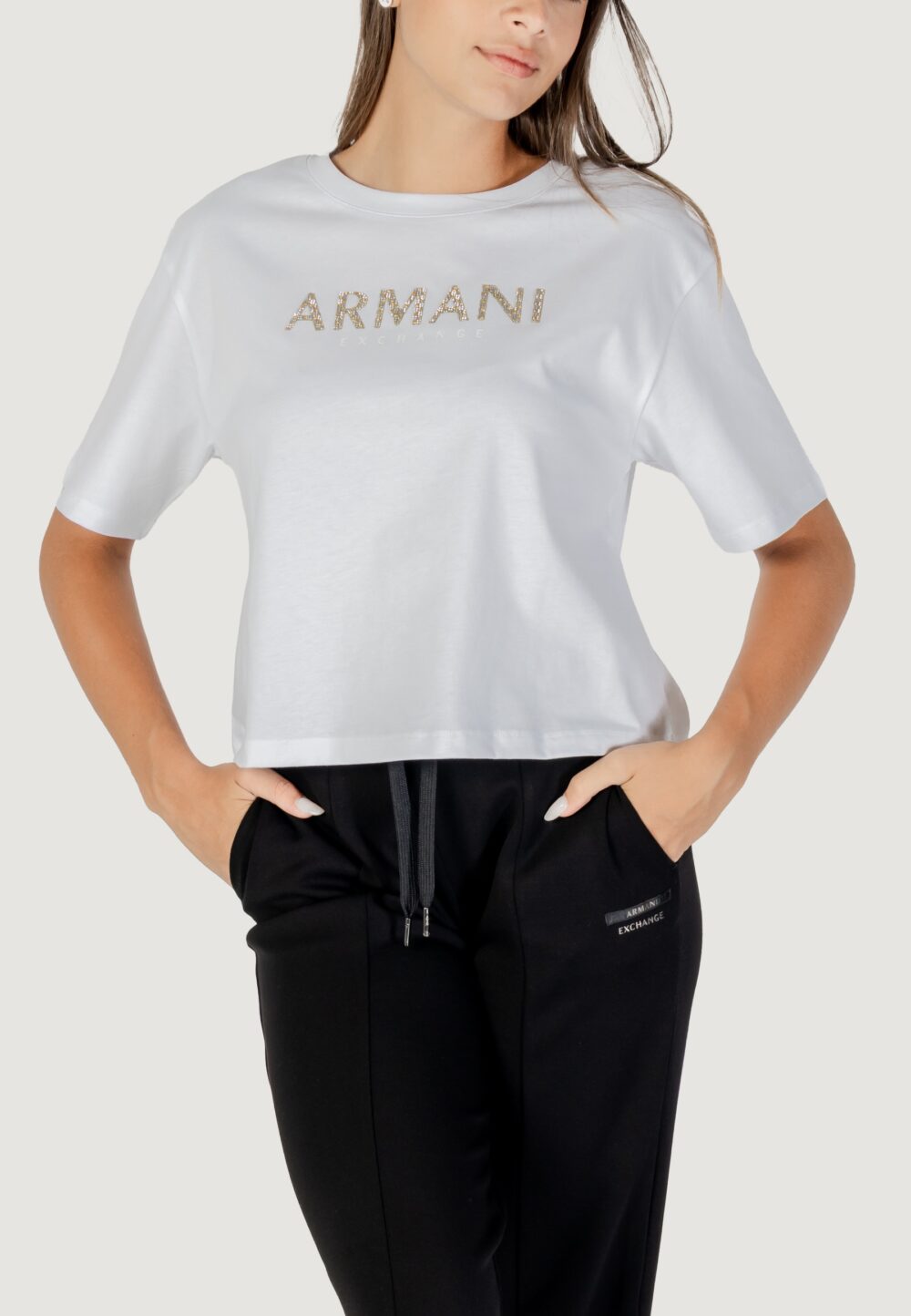 T-shirt Armani Exchange  Bianco - Foto 1