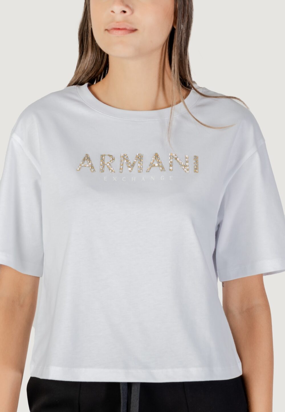 T-shirt Armani Exchange  Bianco - Foto 5