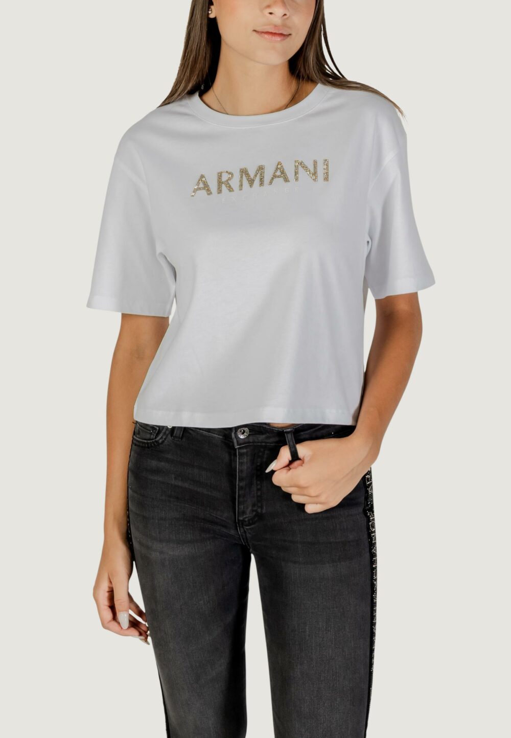 T-shirt Armani Exchange  Bianco - Foto 1