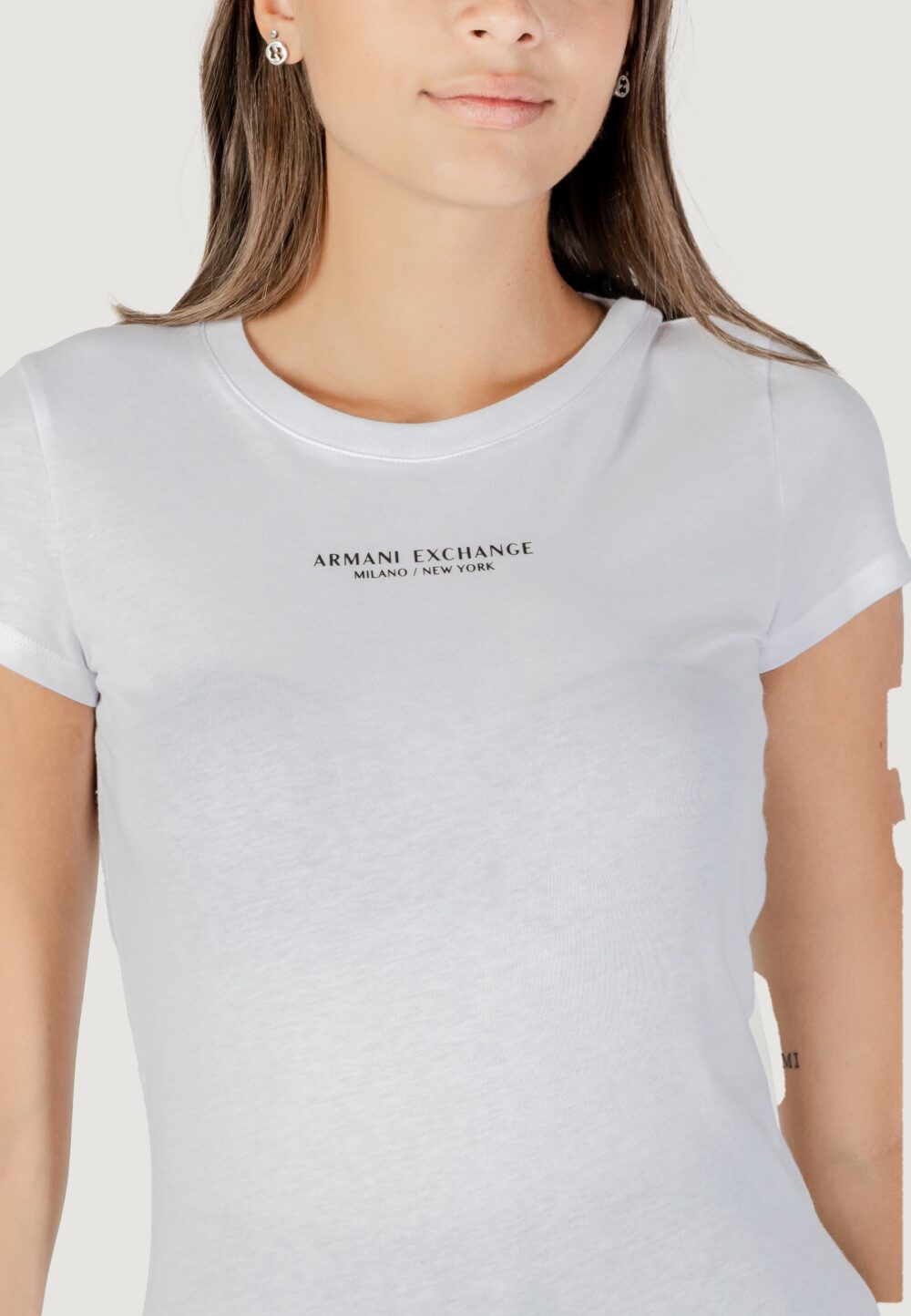 T-shirt Armani Exchange  Bianco - Foto 2