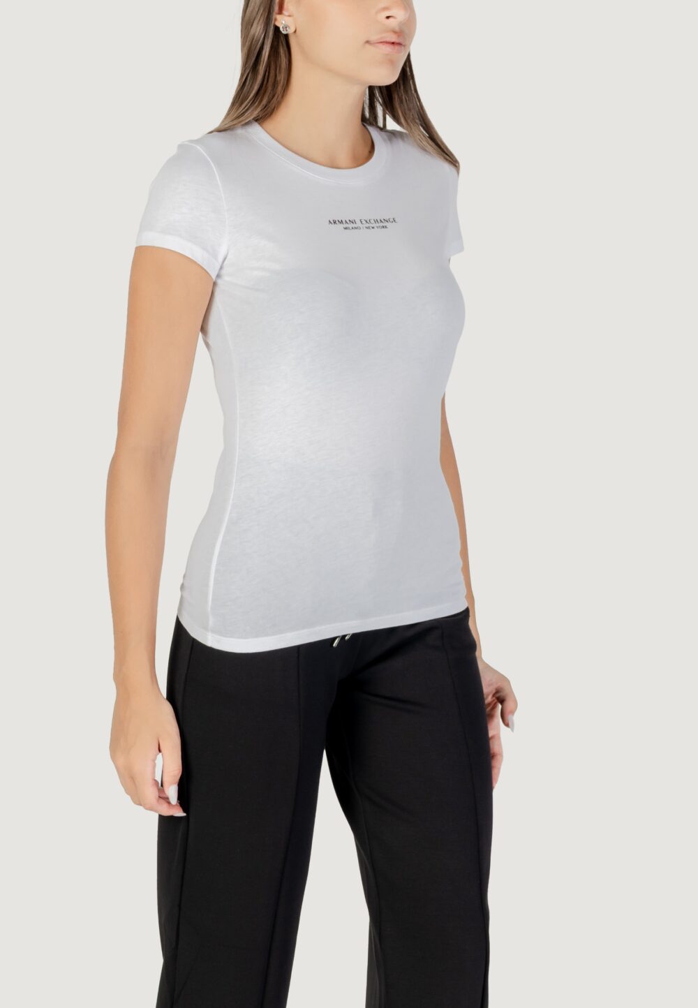 T-shirt Armani Exchange  Bianco - Foto 3
