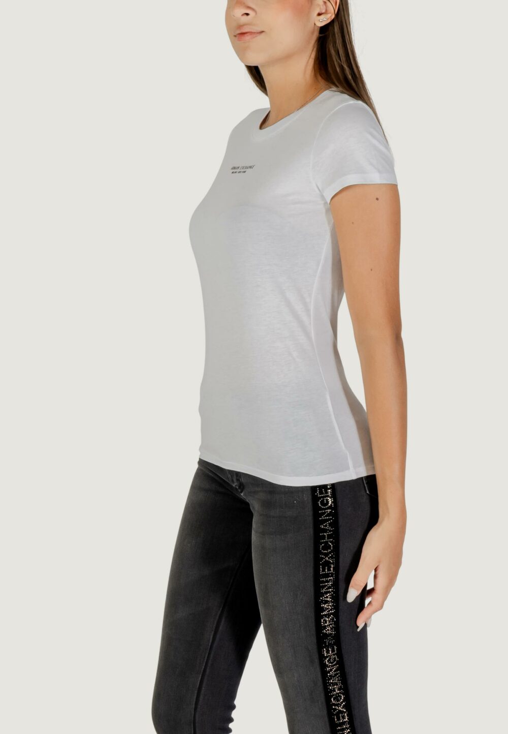 T-shirt Armani Exchange  Bianco - Foto 2