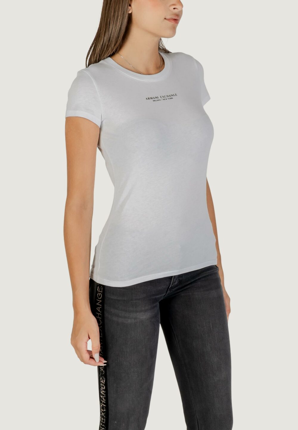 T-shirt Armani Exchange  Bianco - Foto 3