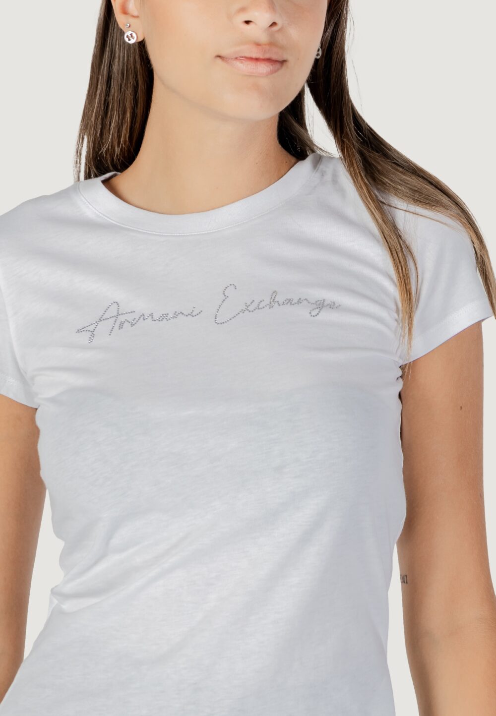 T-shirt Armani Exchange  Bianco - Foto 2