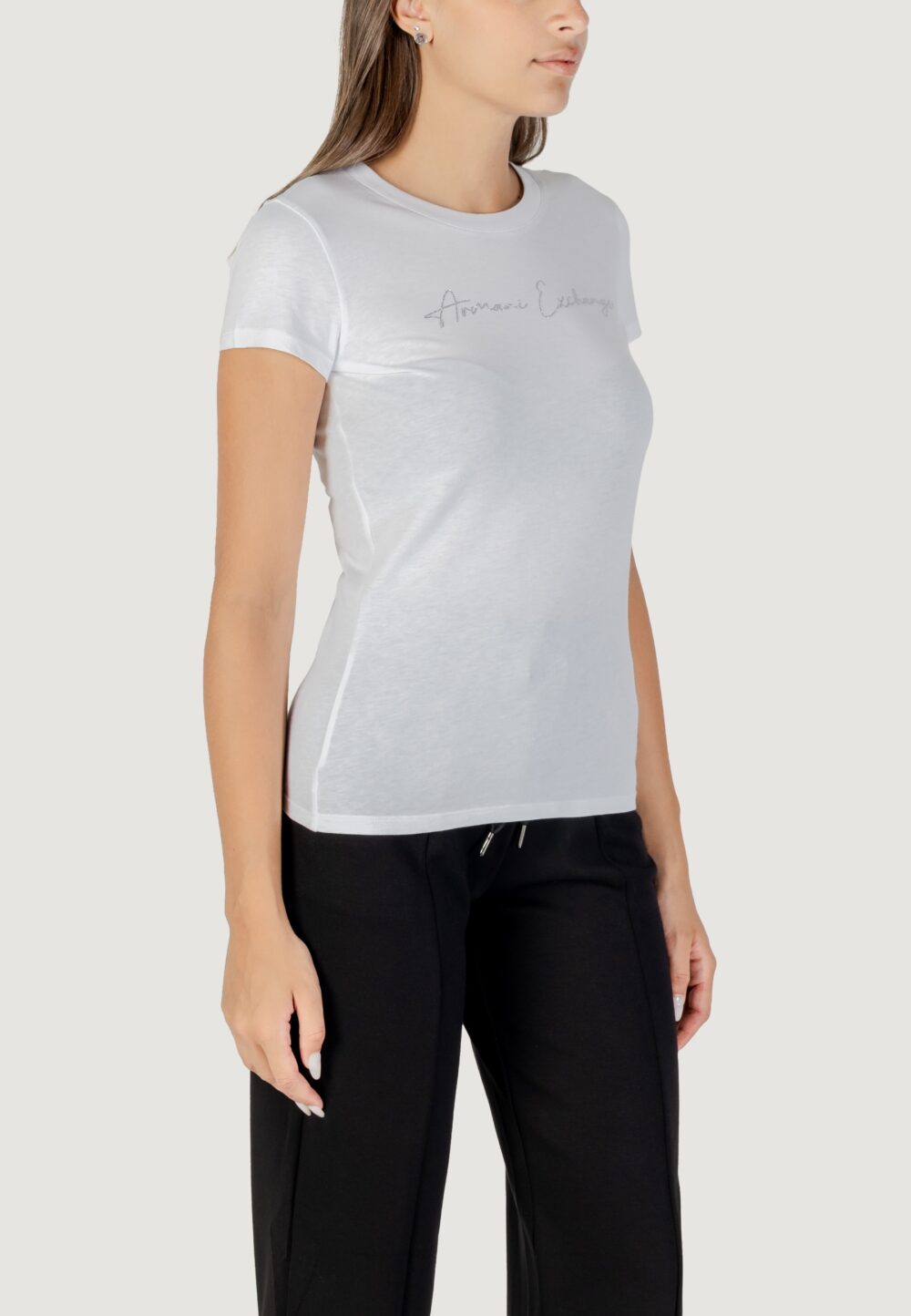 T-shirt Armani Exchange  Bianco - Foto 3