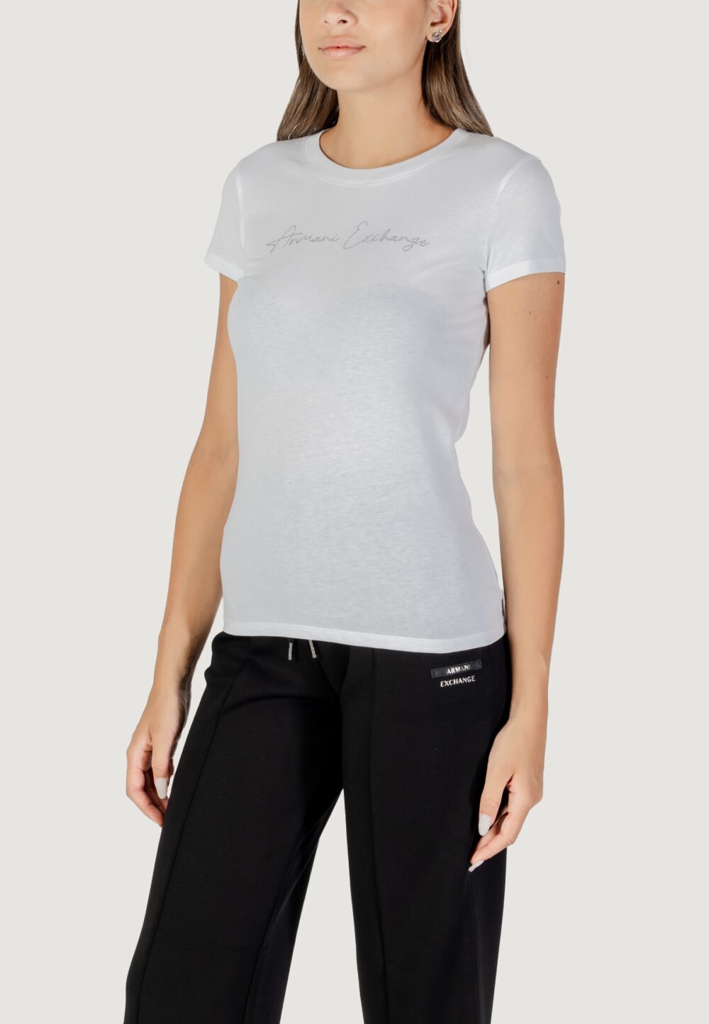 T-shirt Armani Exchange  Bianco - Foto 4