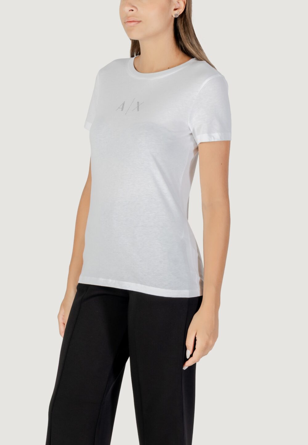 T-shirt Armani Exchange  Bianco - Foto 4