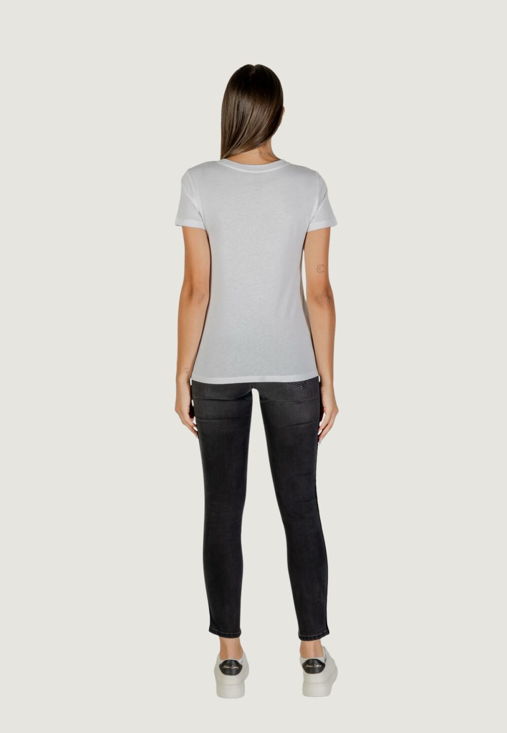 T-shirt Armani Exchange  Bianco - Foto 4