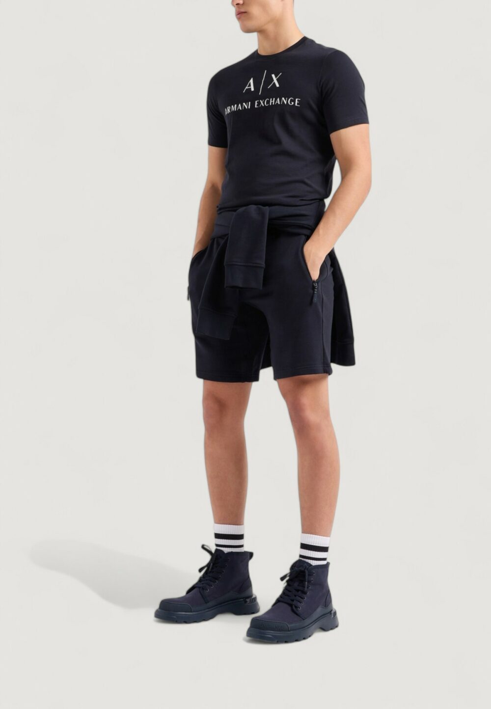 T-shirt Armani Exchange  Blue scuro - Foto 4