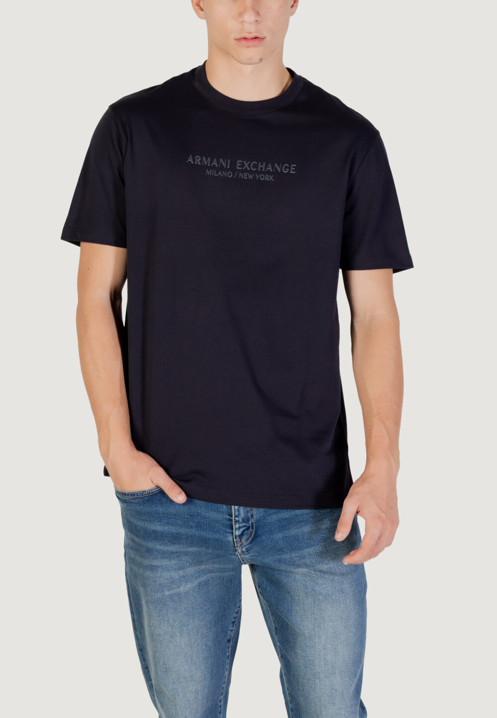 T-shirt Armani Exchange  Blue scuro - Foto 1