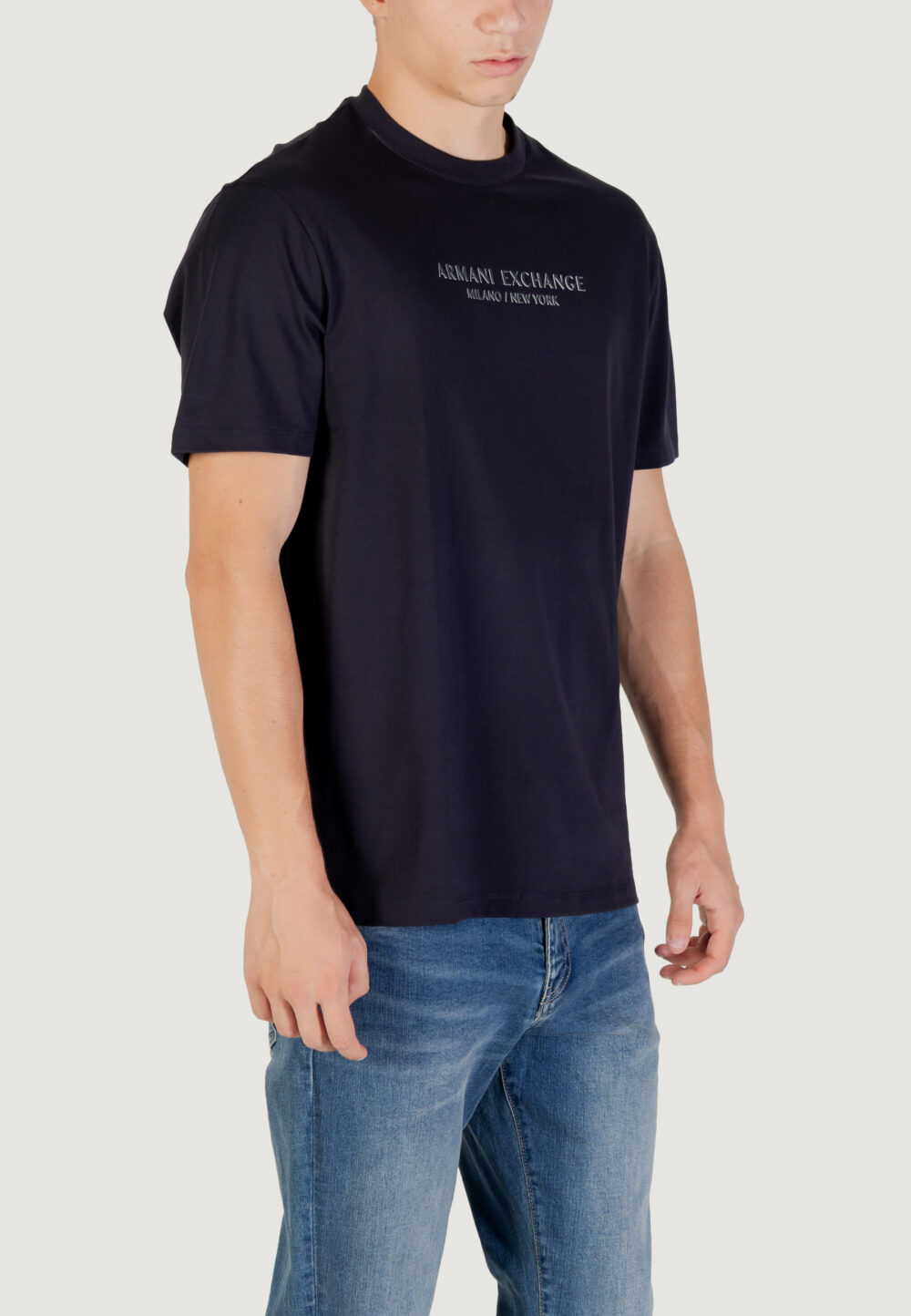 T-shirt Armani Exchange  Blue scuro - Foto 3