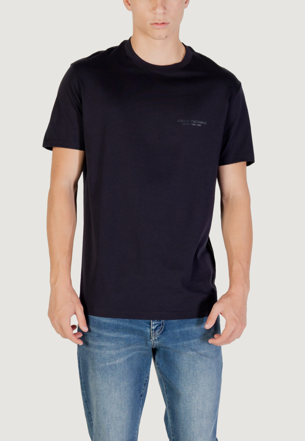 T-shirt Armani Exchange  Blue scuro - Foto 1
