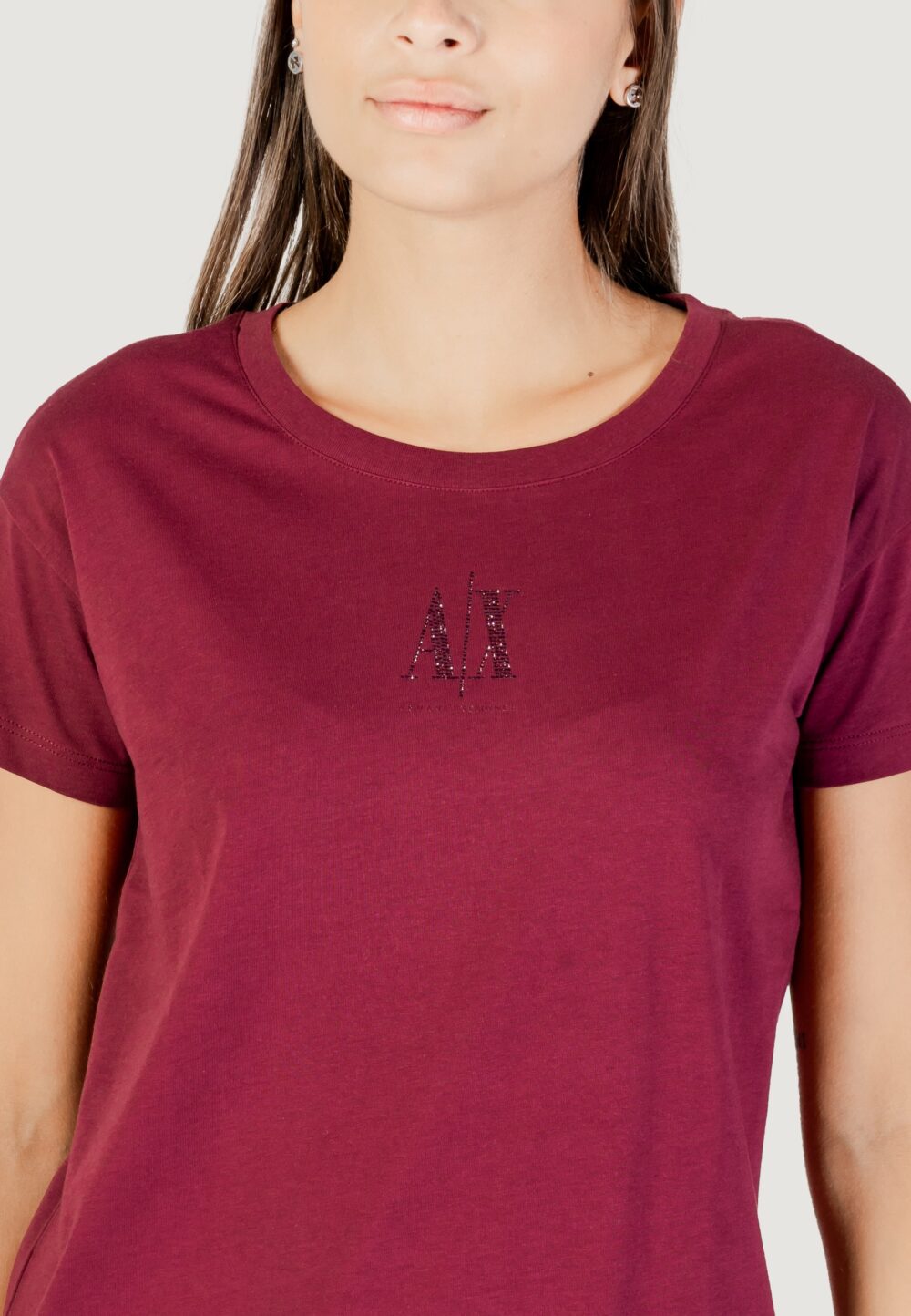 T-shirt Armani Exchange  Bordeaux - Foto 2