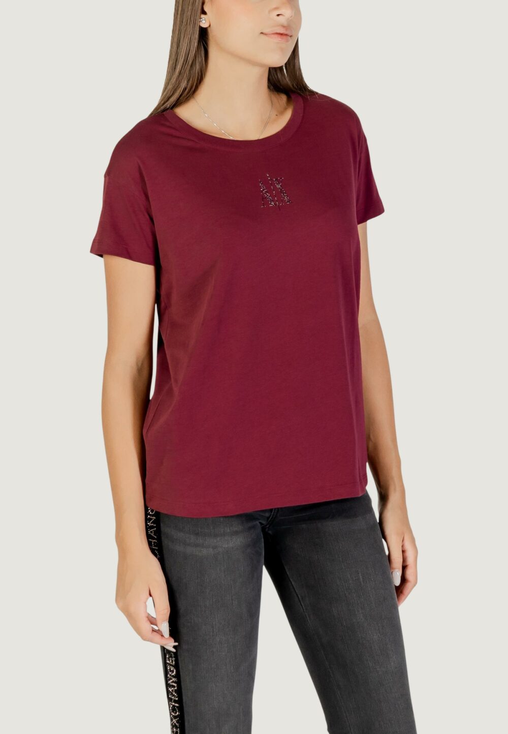 T-shirt Armani Exchange  Bordeaux - Foto 3